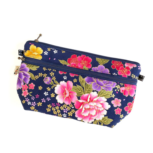 Floral Fantasy Blue- Crossbody Plus