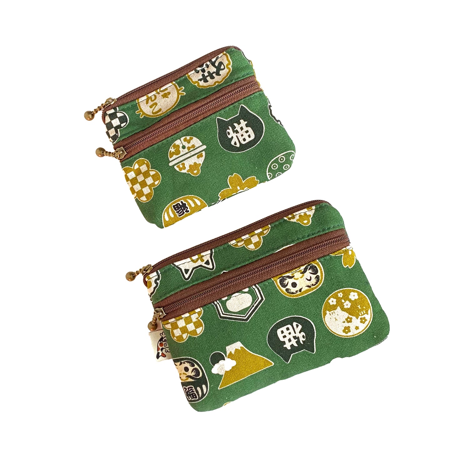 Neko Festival Green- Parent & Child Purse
