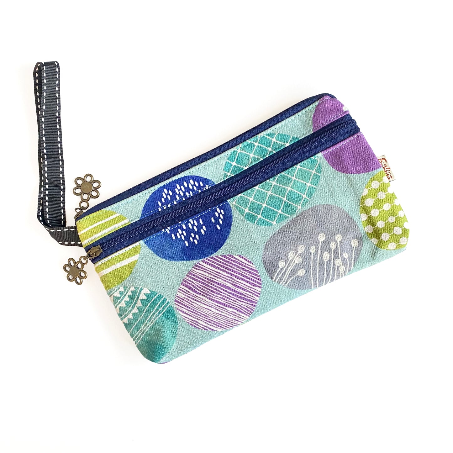 Circle Dance Blue - Hand Pouch