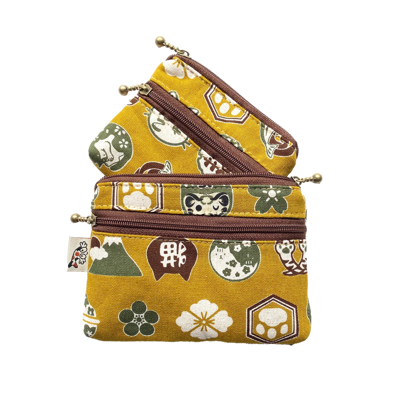 Neko Festival Yellow- Parent & Child Purse