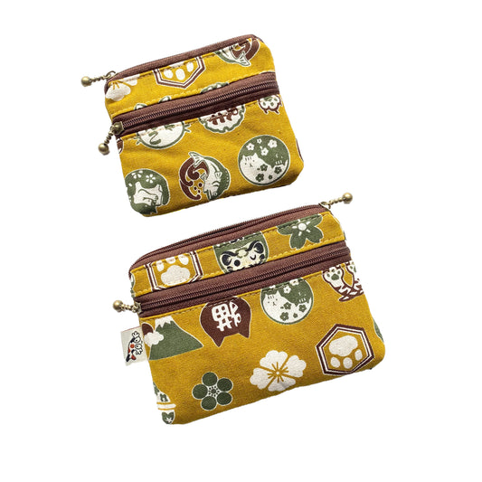 Neko Festival Yellow- Parent & Child Purse