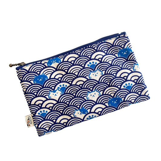 Cat Wave Blue - Crossbody