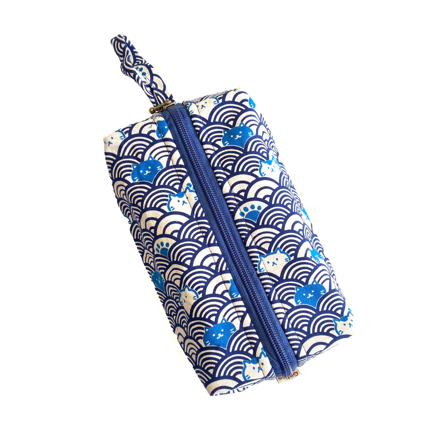 Cat Wave Blue - Everything Pouch