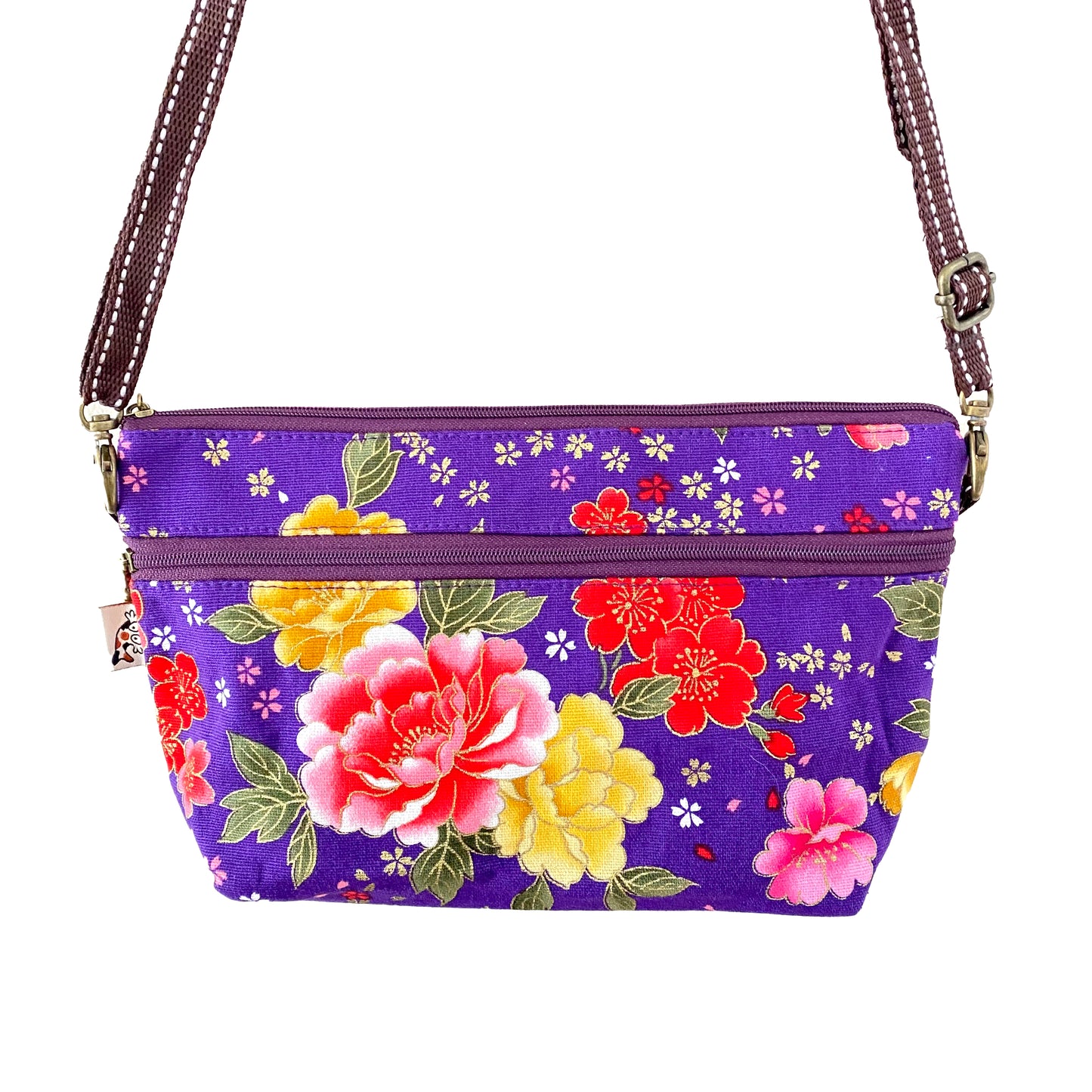 Floral Fantasy Purple - Crossbody Plus