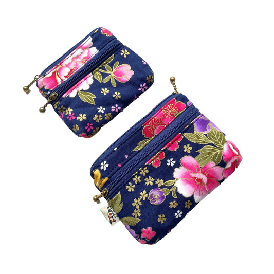 Floral Fantasy Blue- Parent & Child Purse