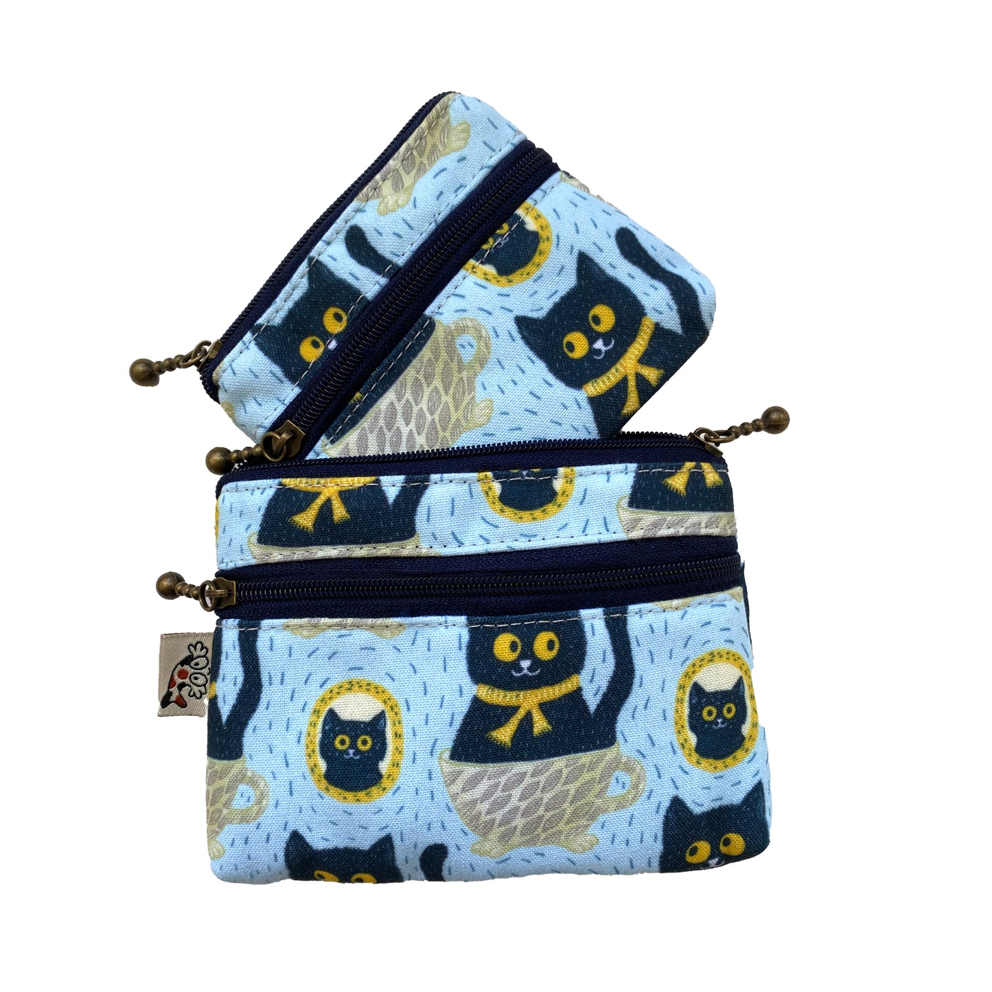 Coffee Cup Cat- Parent & Child Purse
