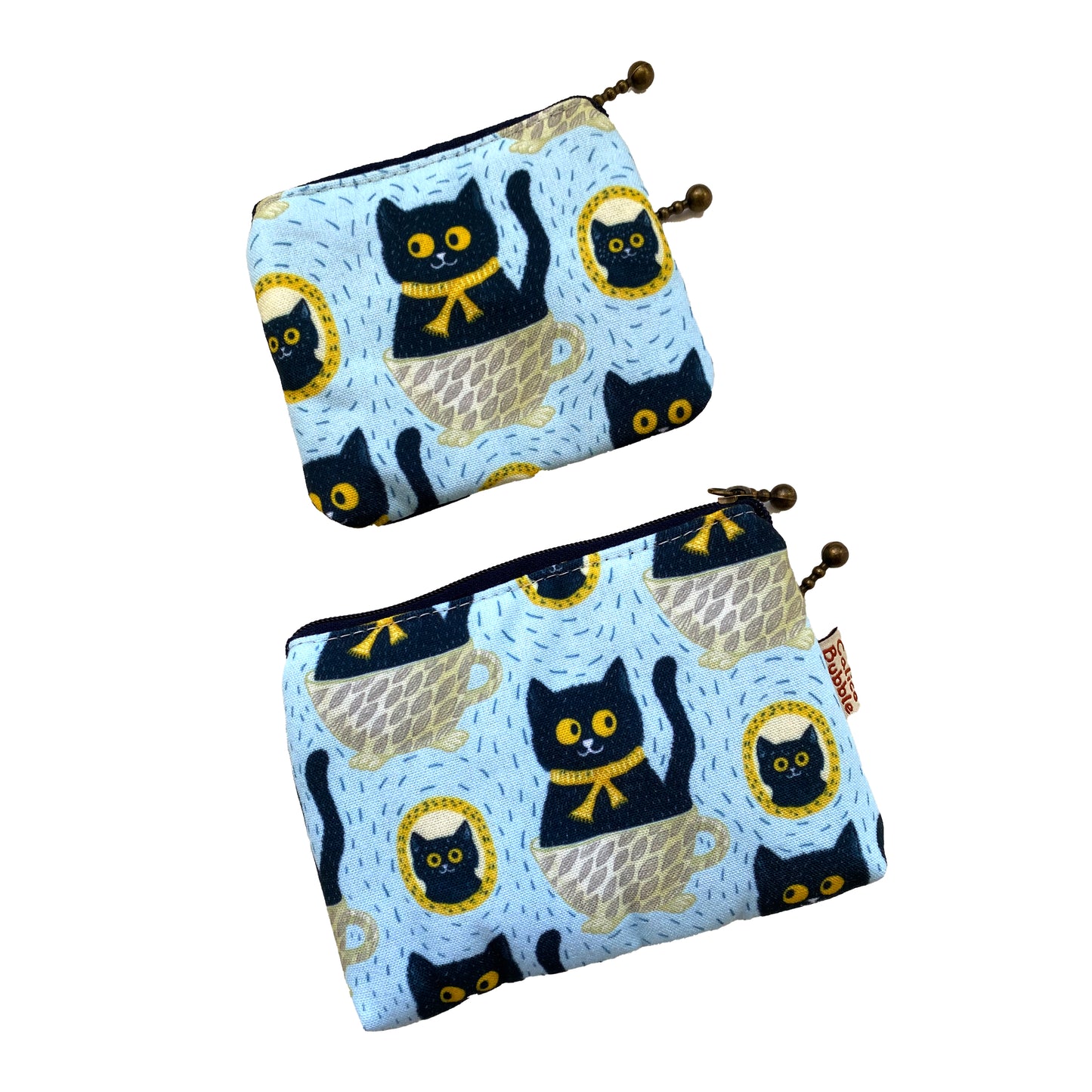 Coffee Cup Cat- Parent & Child Purse