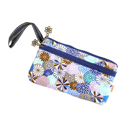 Blue Blossom - Hand Pouch