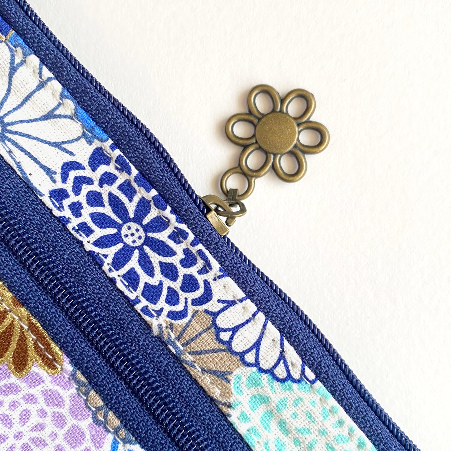 Blue Blossom - Hand Pouch