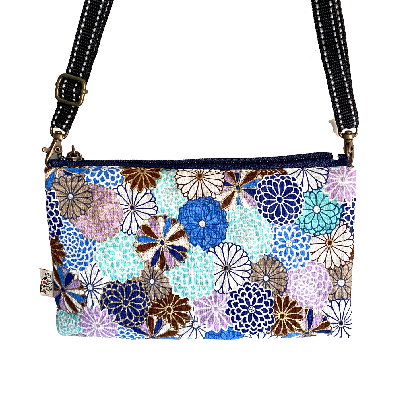 Blue Blossom - Crossbody