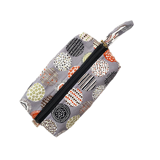 Circle Dance Grey - Everything Pouch