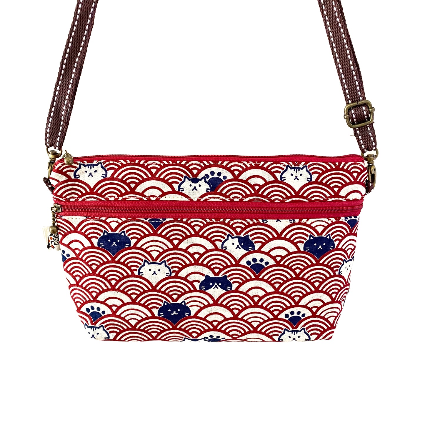 Cat Wave Red - Crossbody Plus